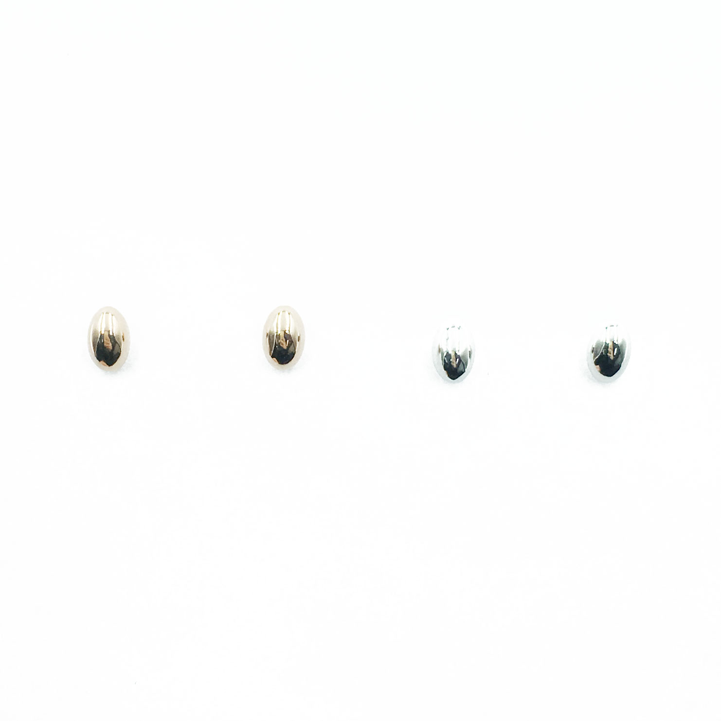 韓國 925純銀 金屬 個性 氣質 雙色 明星款飾品 耳針式耳環
