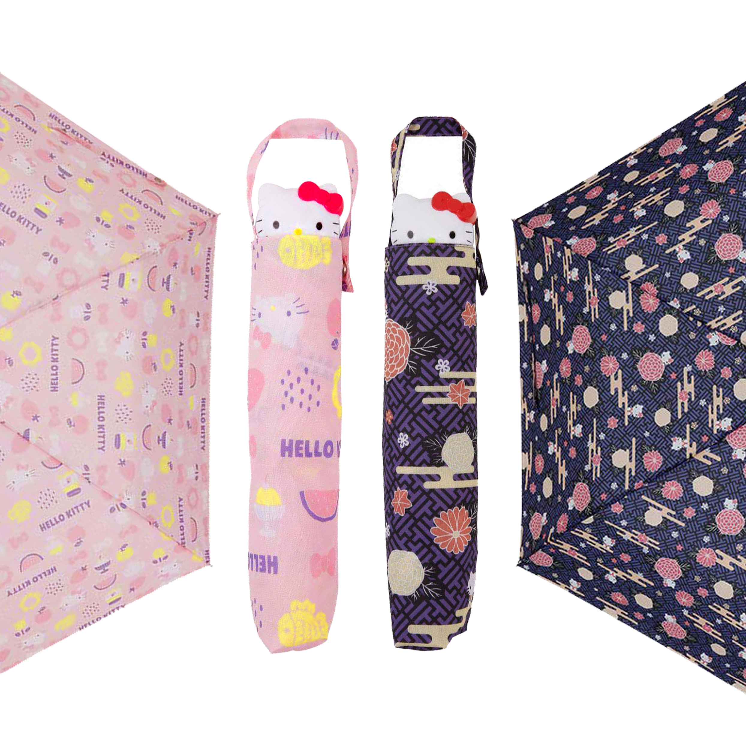 造型摺疊傘 三麗鷗 Hello Kitty 2款 手開式 抗UV 晴雨兩用 雨傘 日本進口正版授權