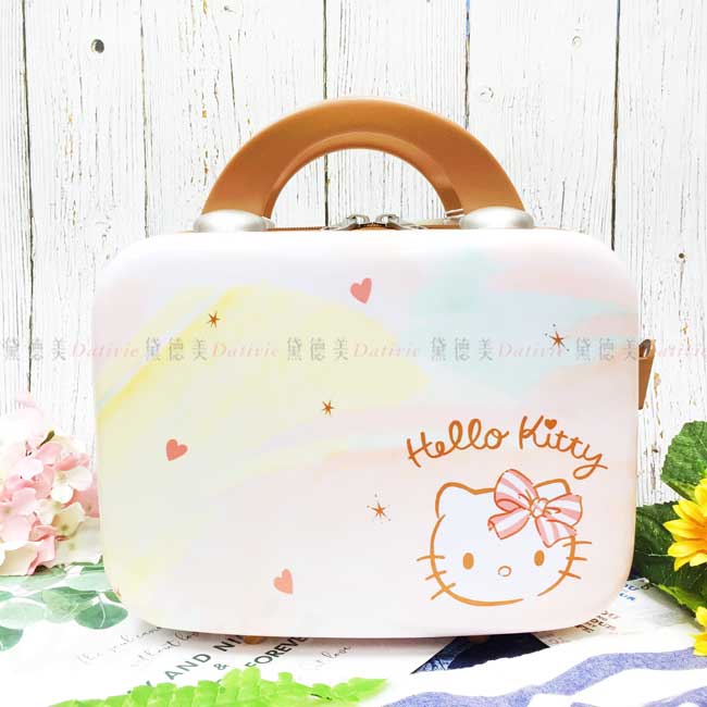 旅行用收納提箱 三麗鷗 凱蒂貓 HELLO KITTY 小行李箱 日本進口正版授權