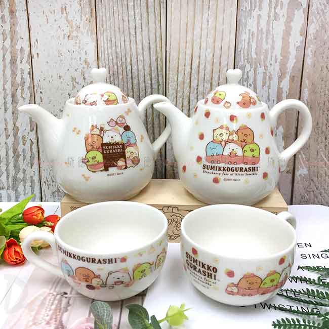 陶瓷茶壺 附陶瓷杯 角落生物 Sumikkogurashi san-x 角落小夥伴 茶具組 日本進口正版授權