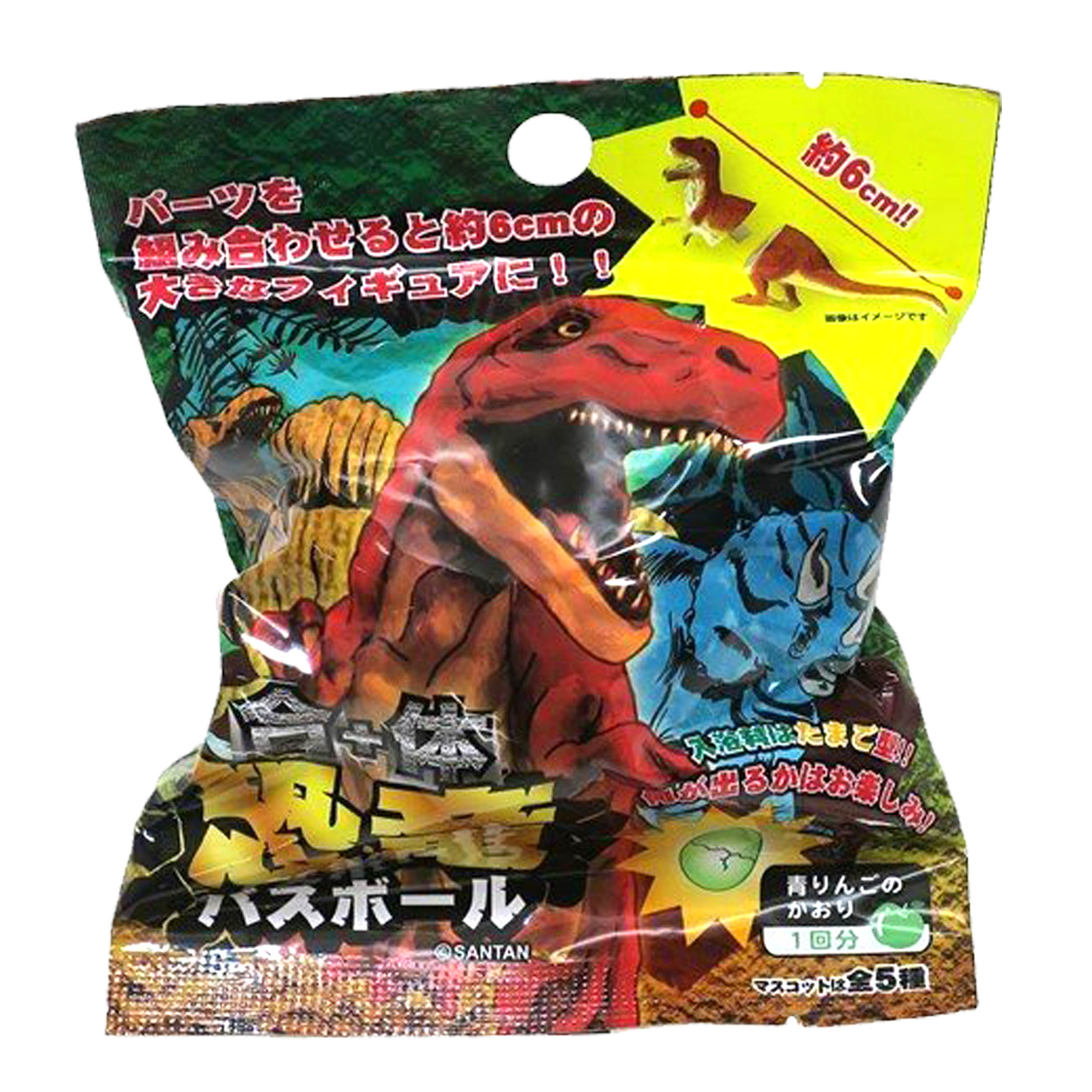 沐浴球 75g-恐龍 BATH BALL 合体！恐竜探検島 SAN-TAN 日本進口正版授權  