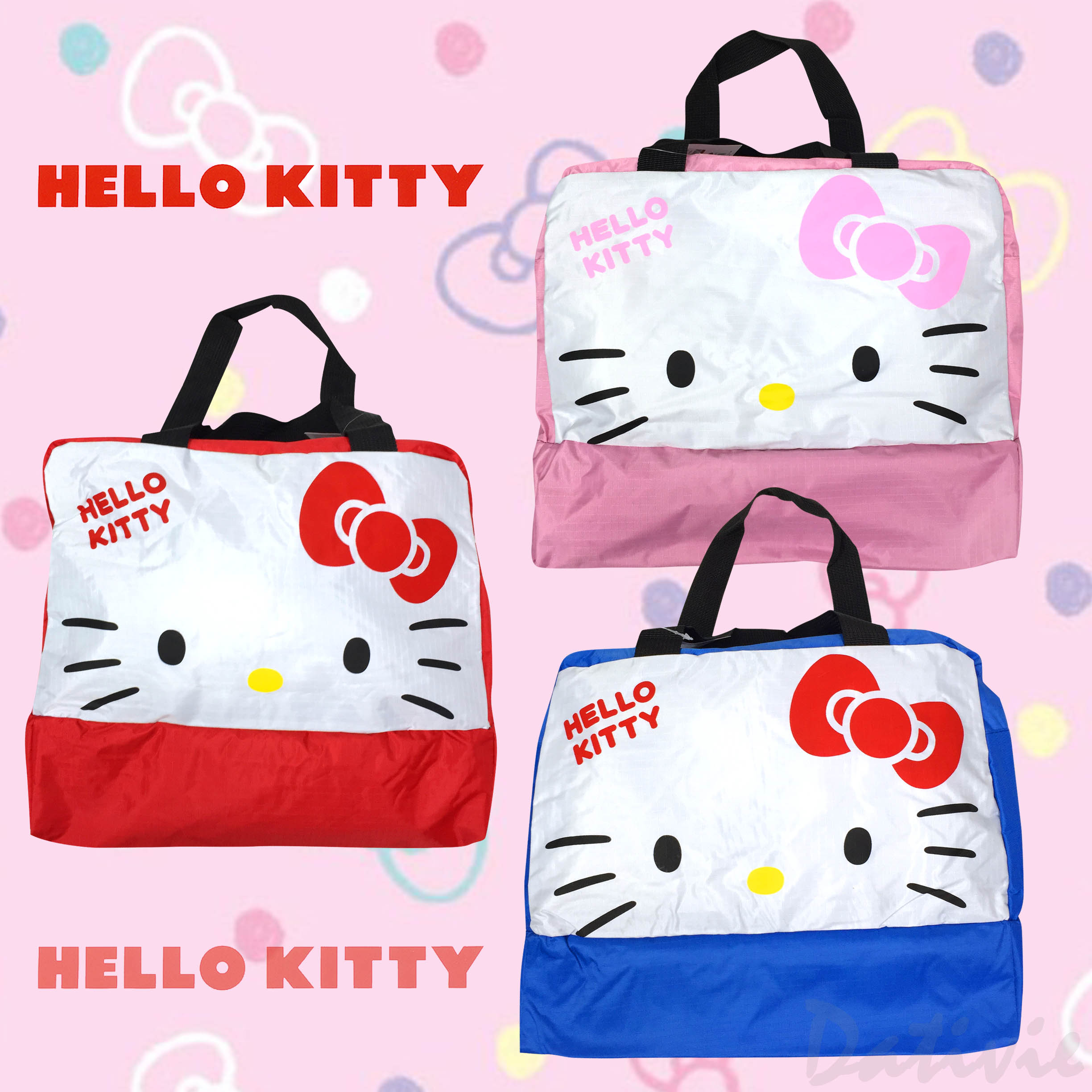 乾溼雙層兩用袋-(隨機)凱蒂貓 HELLO KITTY 三麗鷗 Sanrio正版授權