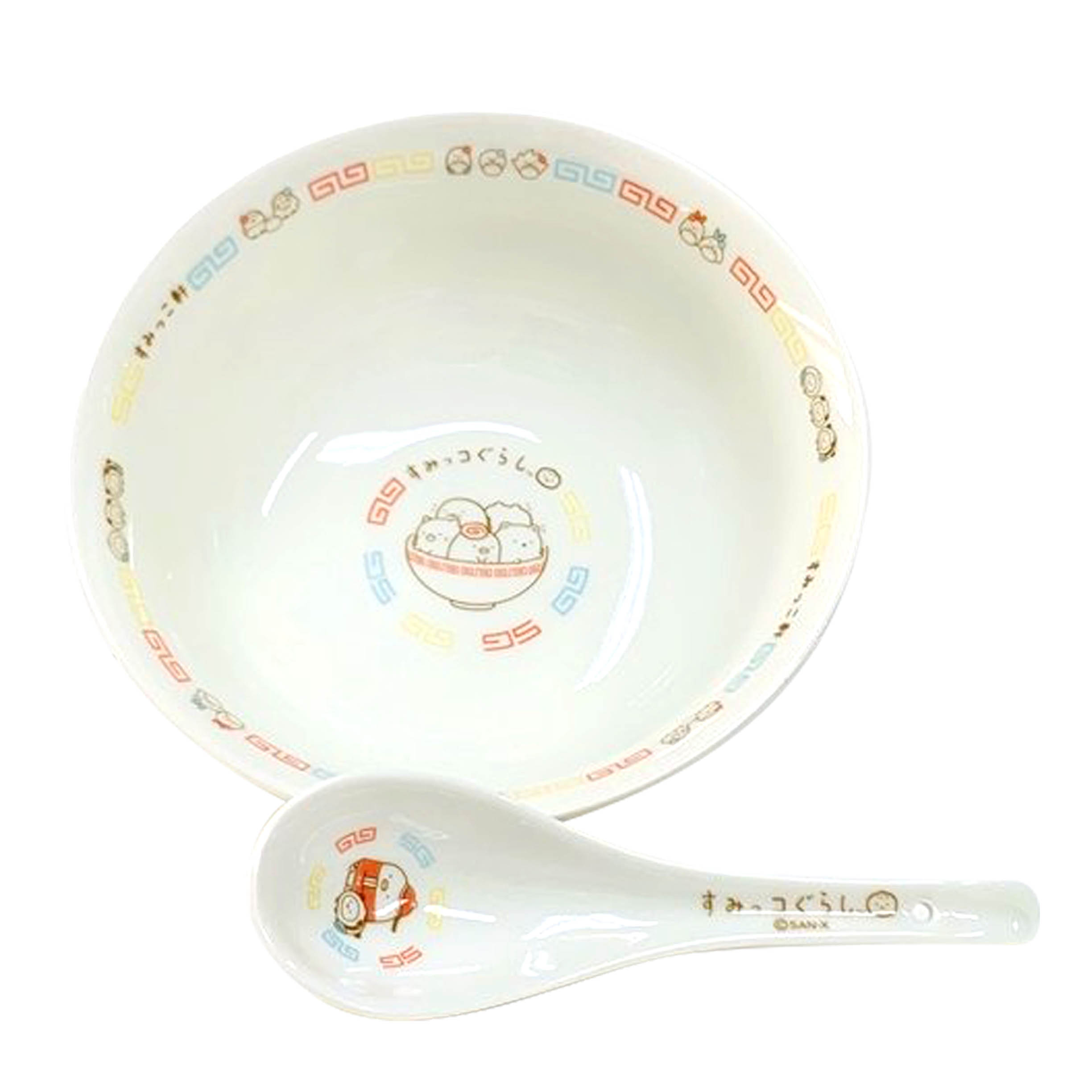 陶瓷拉麵碗-附湯匙 角落生物 sumikko gurashi SAN-X 日本進口正版授權