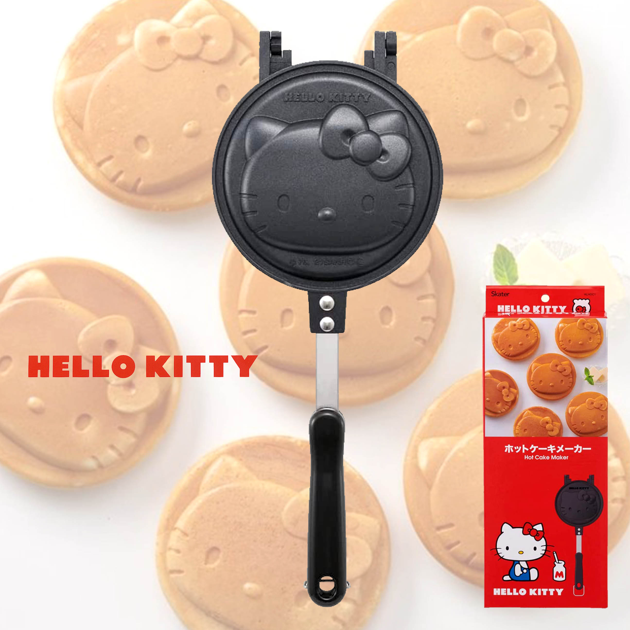 鋁合金鬆餅烤盤-凱蒂貓 HELLO KITTY SKATER 三麗鷗 Sanrio 日本進口正版授權
