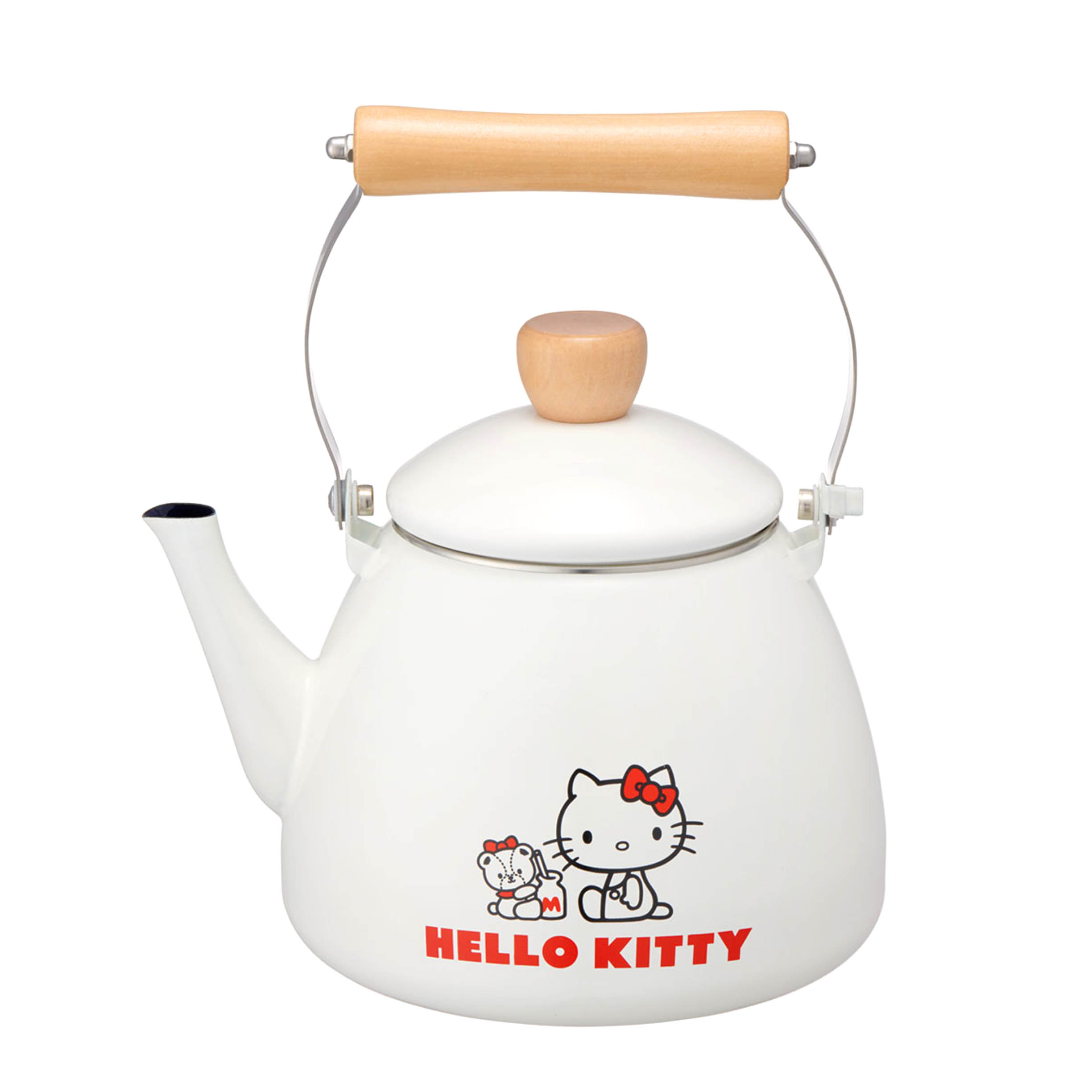 琺瑯搪瓷茶壺 2L-凱蒂貓 HELLO KITTY SKATER 三麗鷗 Sanrio 日本進口正版授權