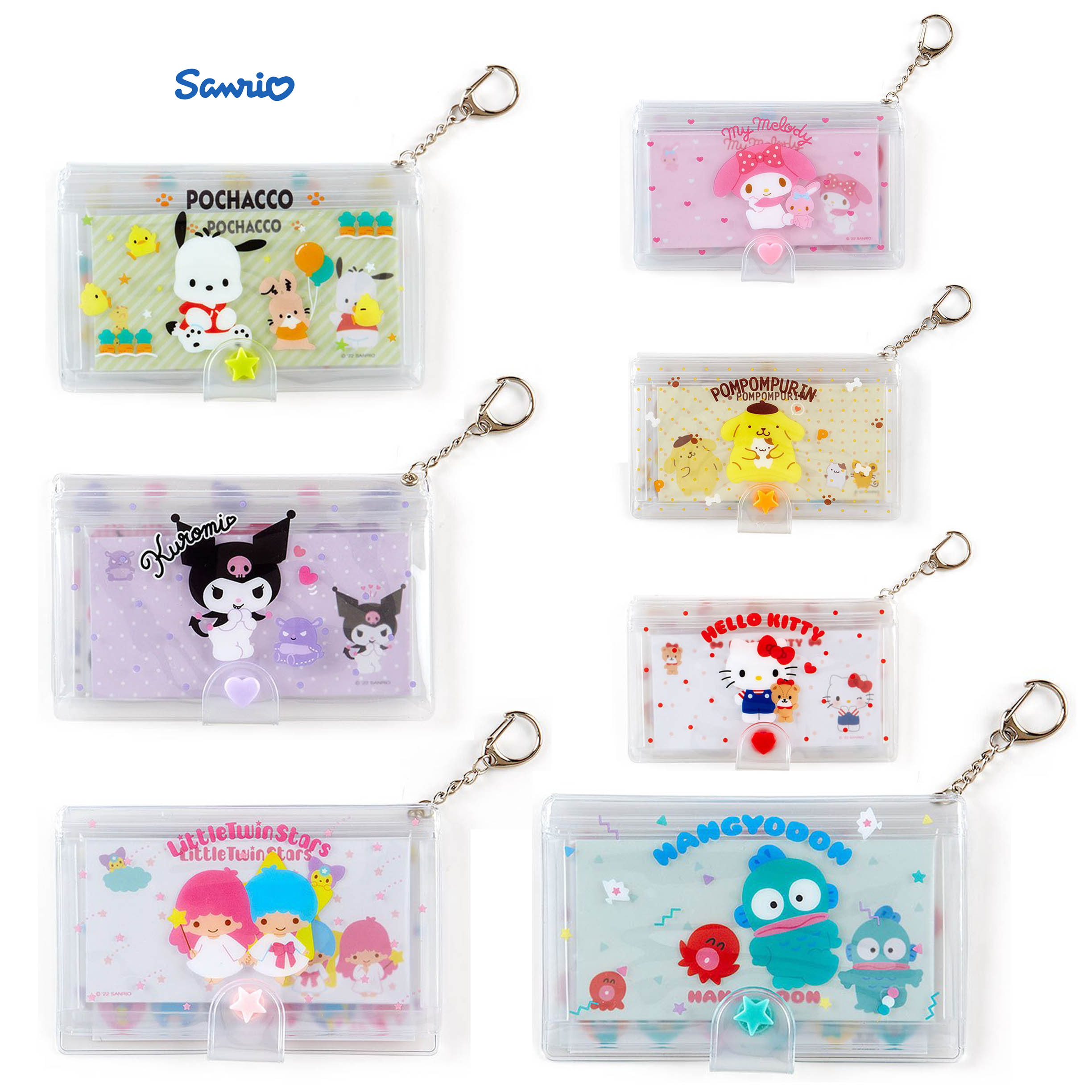 袋裝便條紙 附扣式鍊條-三麗鷗 Sanrio 日本進口正版授權