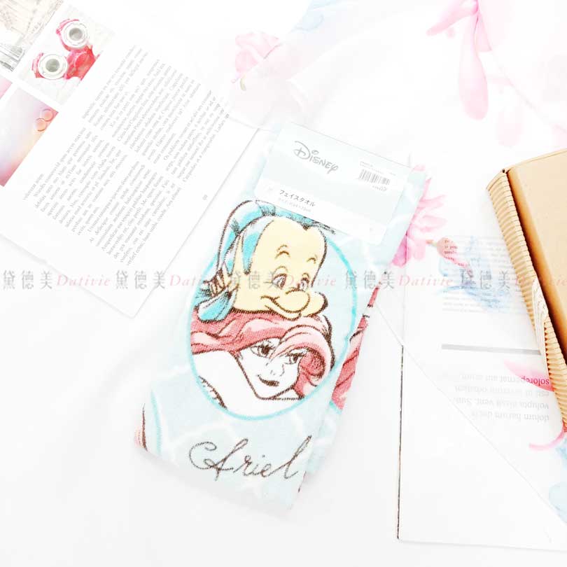 純棉毛巾 34x75cm-小美人魚 迪士尼 DISNEY 日本進口正版授權