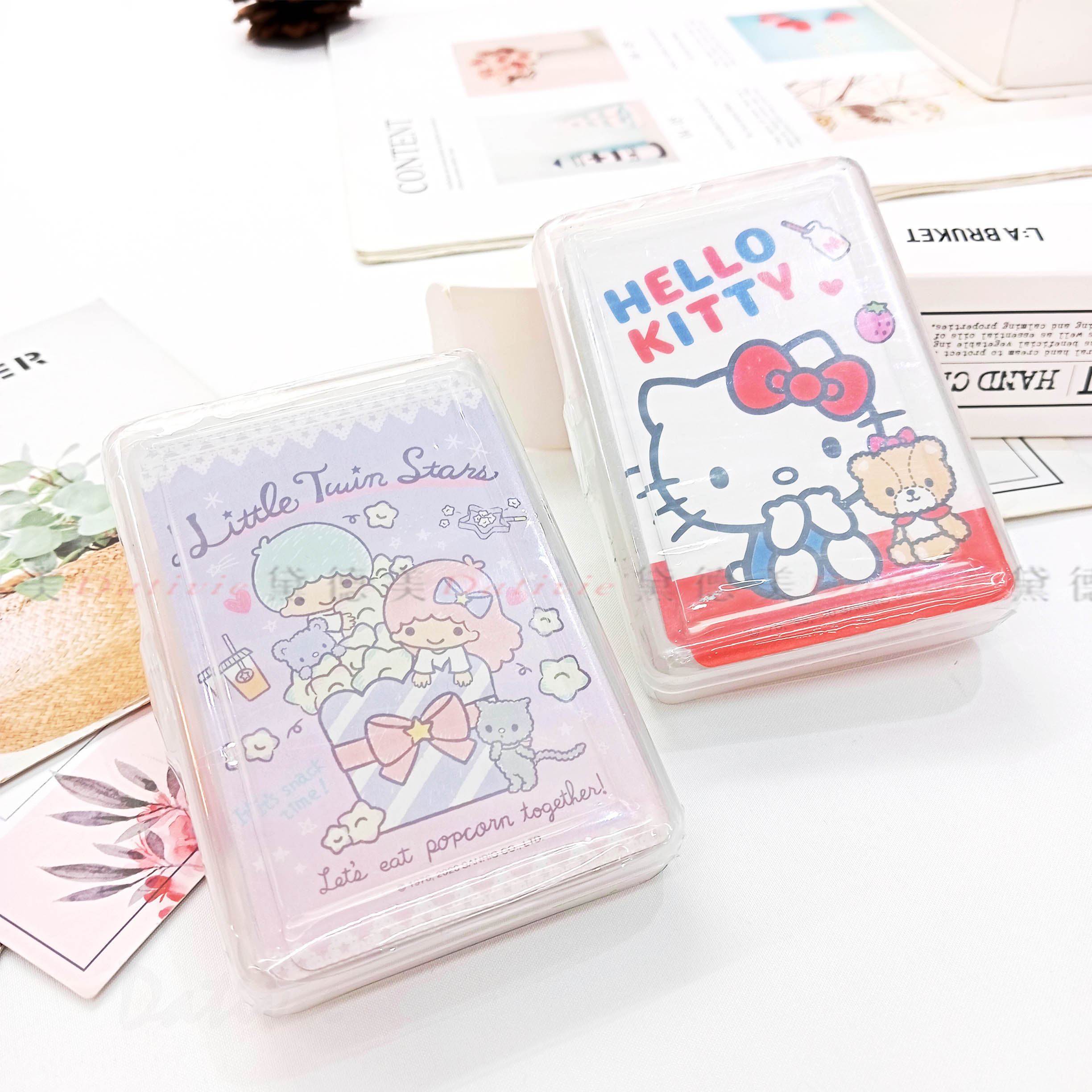 撲克牌-凱蒂貓 雙子星 三麗鷗 HELLO KITTY Sanrio 正版授權