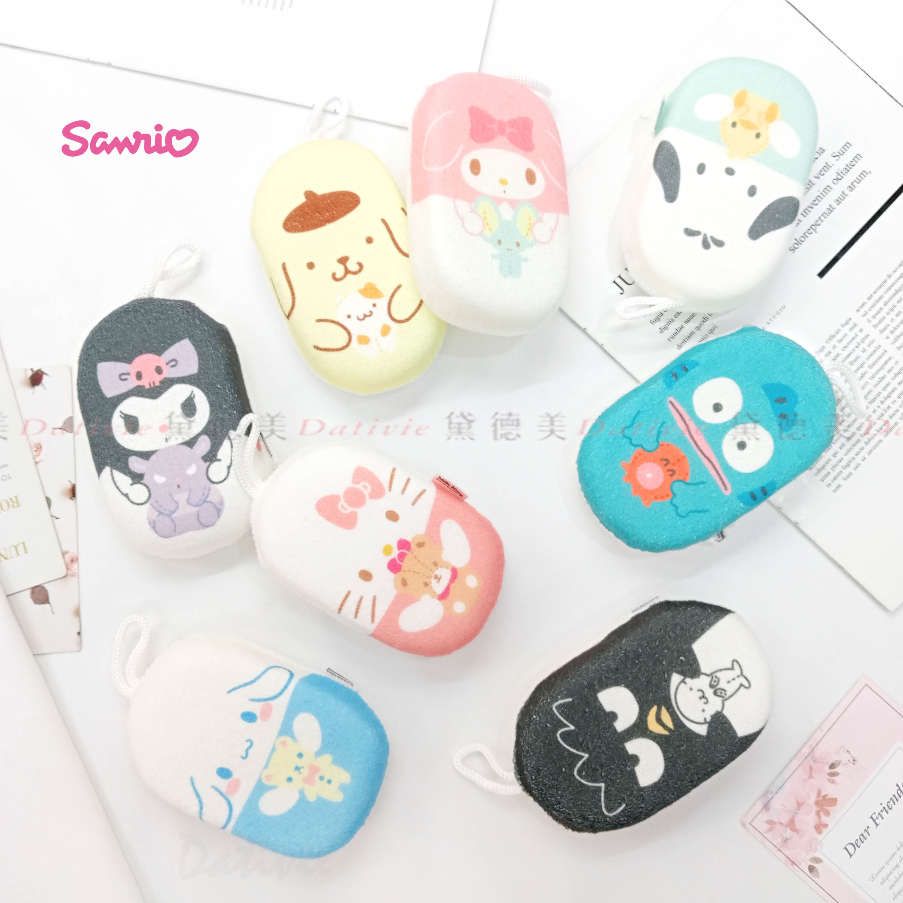 沐浴棉-三麗鷗 Sanrio 日本進口正版授權
