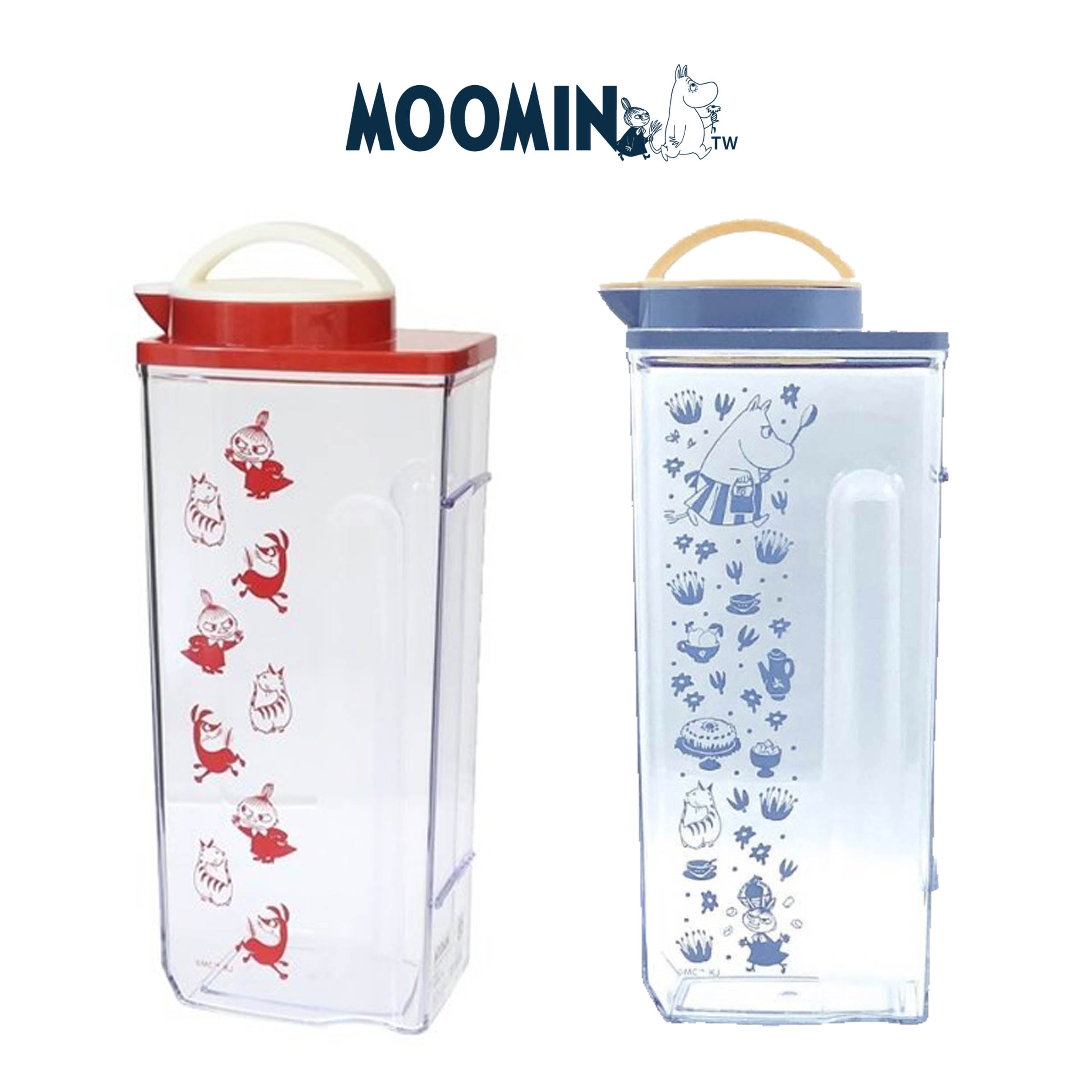 塑膠冷水壺 2.2L-嚕嚕米 小不點 MOOMIN 日本進口正版授權