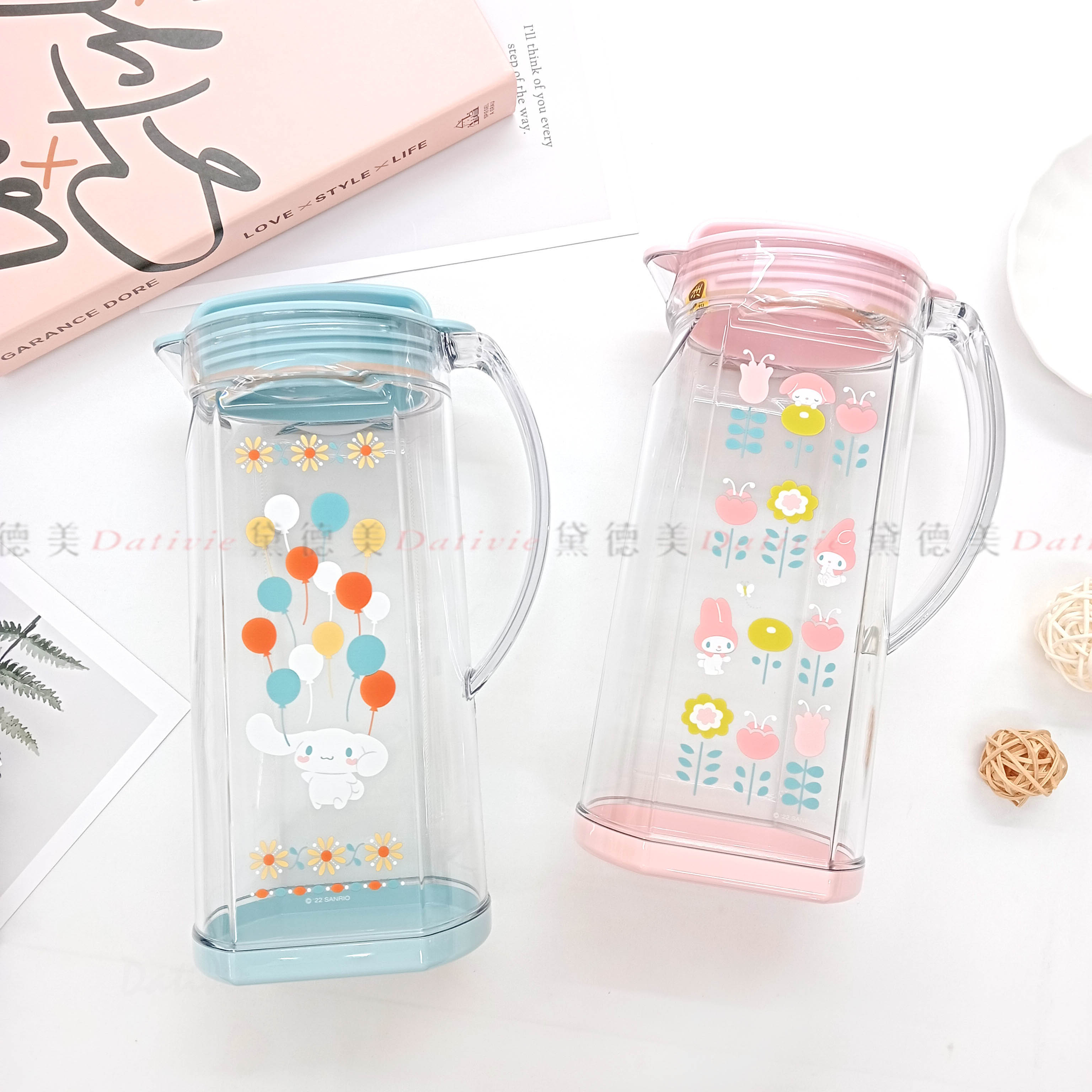 冷水壺 1.2L-美樂蒂 大耳狗 三麗鷗 Sanrio 日本進口正版授權