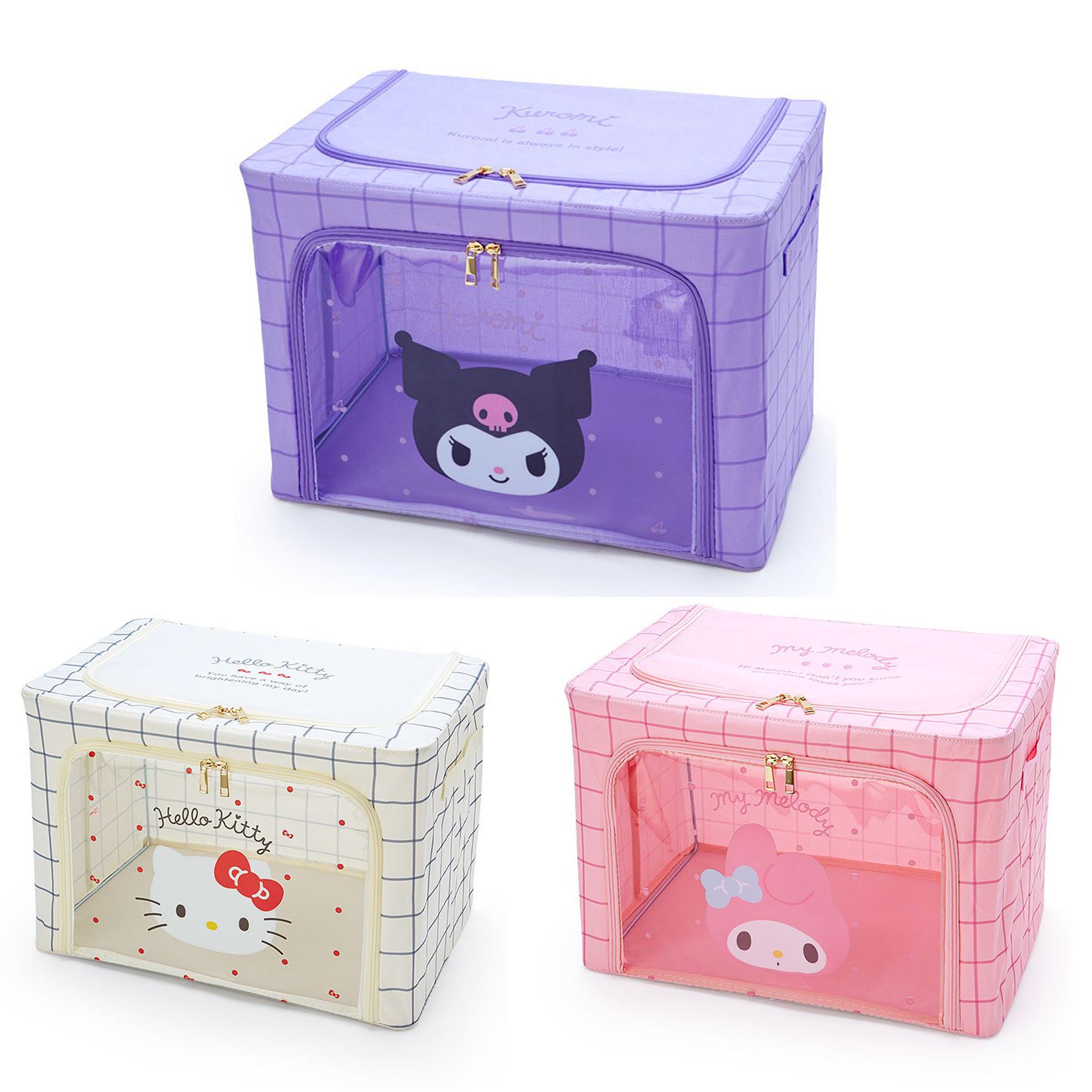 可提式窗式收納箱-凱蒂貓 HELLO KITTY 三麗鷗 Original Sanrio 日本進口正版授權