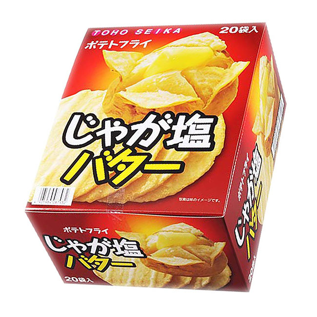馬鈴薯片 奶油鹽味 220g 20份入-東豐製菓 日本進口製造