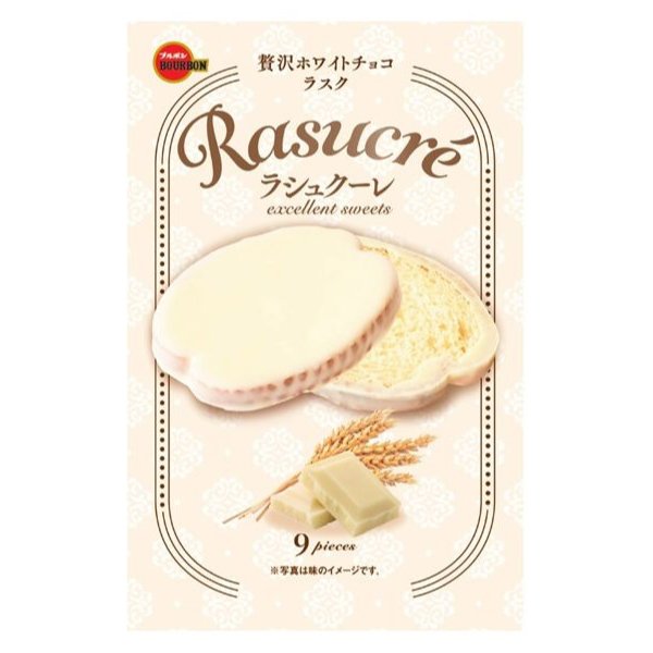 Rasucre 白巧克力吐司餅乾 96.3g 日本製造進口