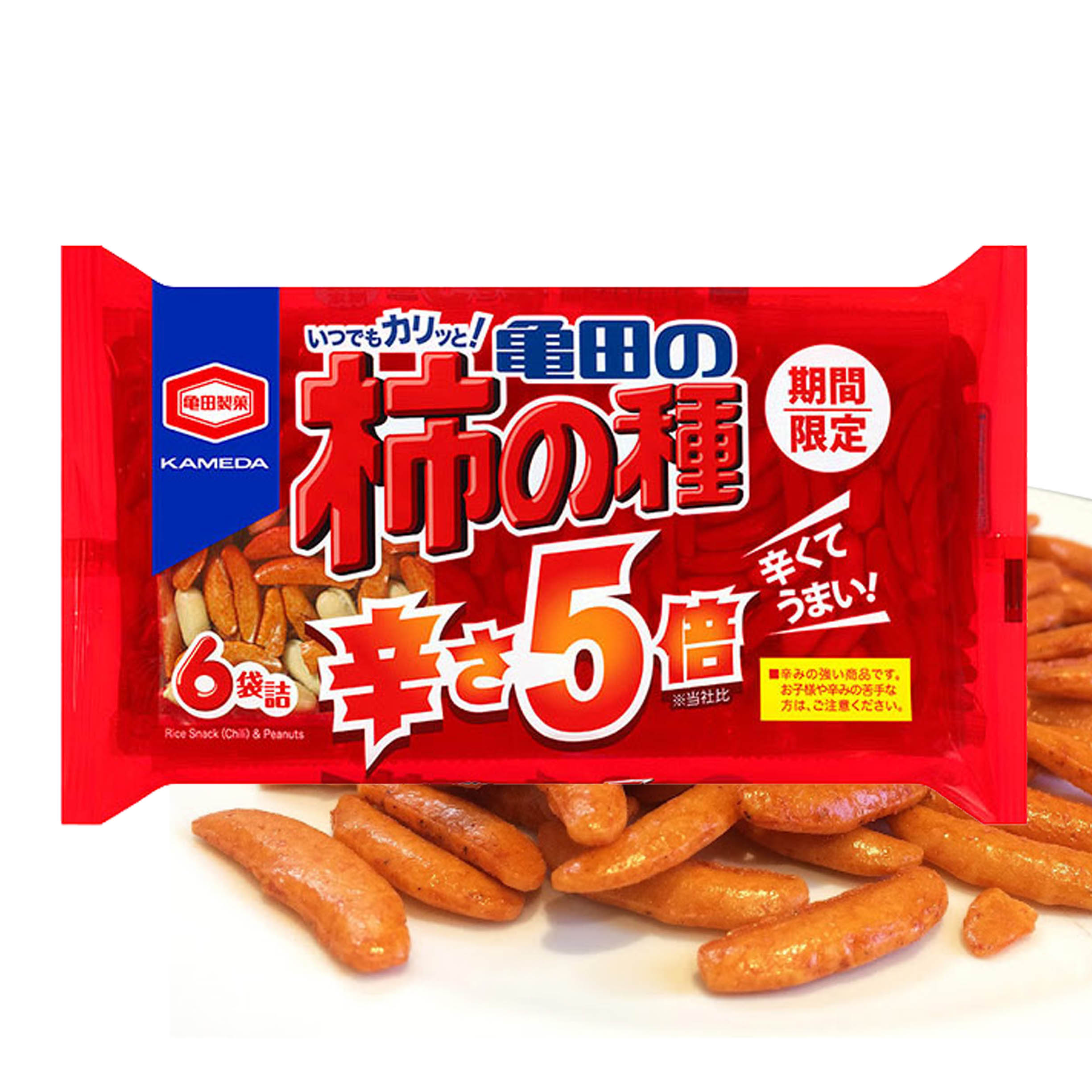 米果 173g-辛さ5倍 柿の種 龜田製藥 日本進口製造