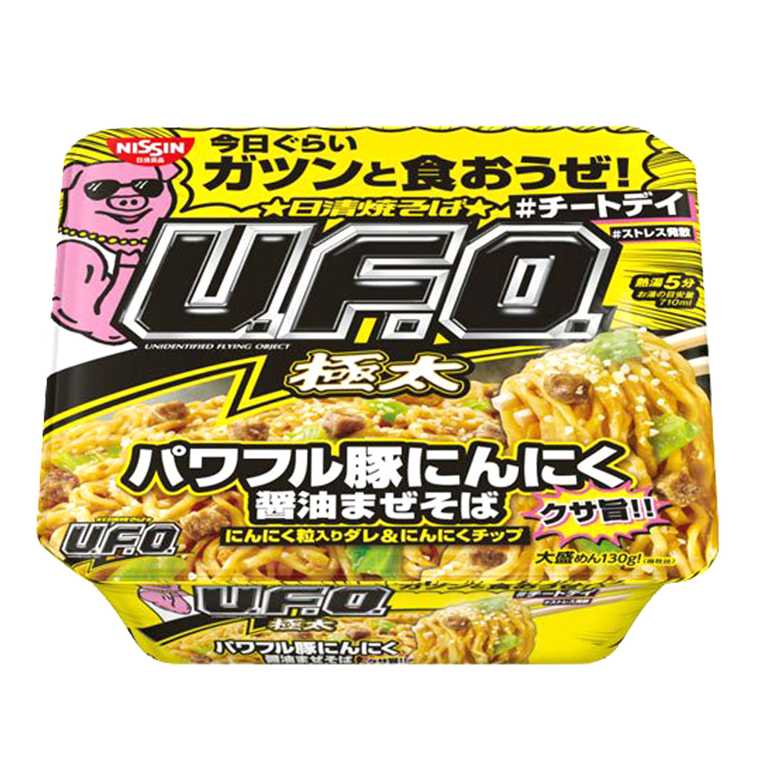 大蒜醬油炒麵 167g-U.F.O NISSIN 日清食品 日本進口製造