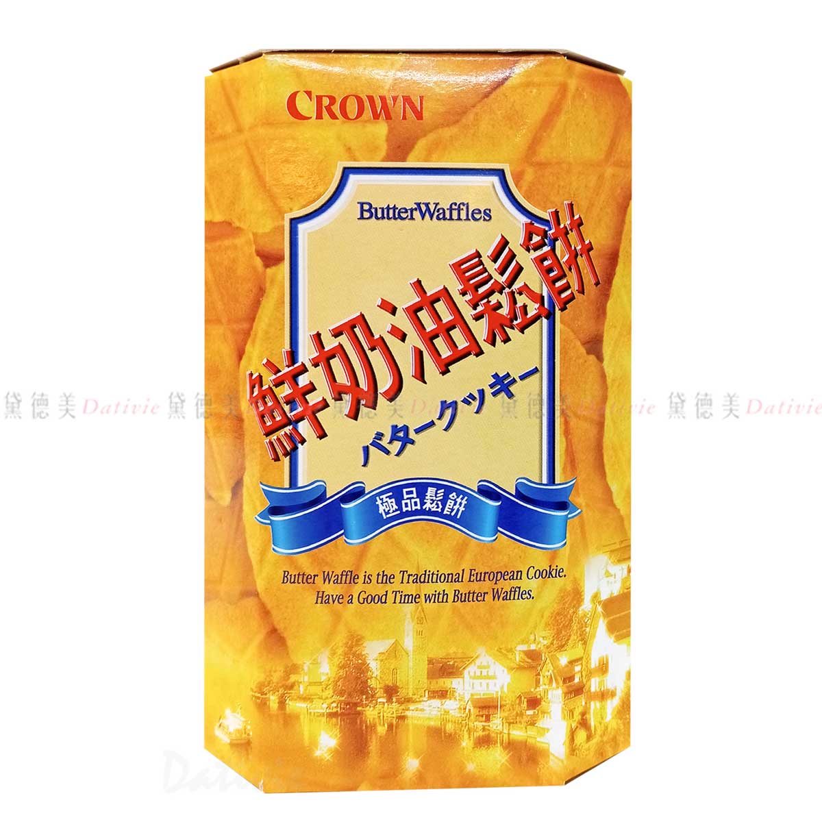 鮮奶油鬆餅 135g-CROWN 韓國進口製造
