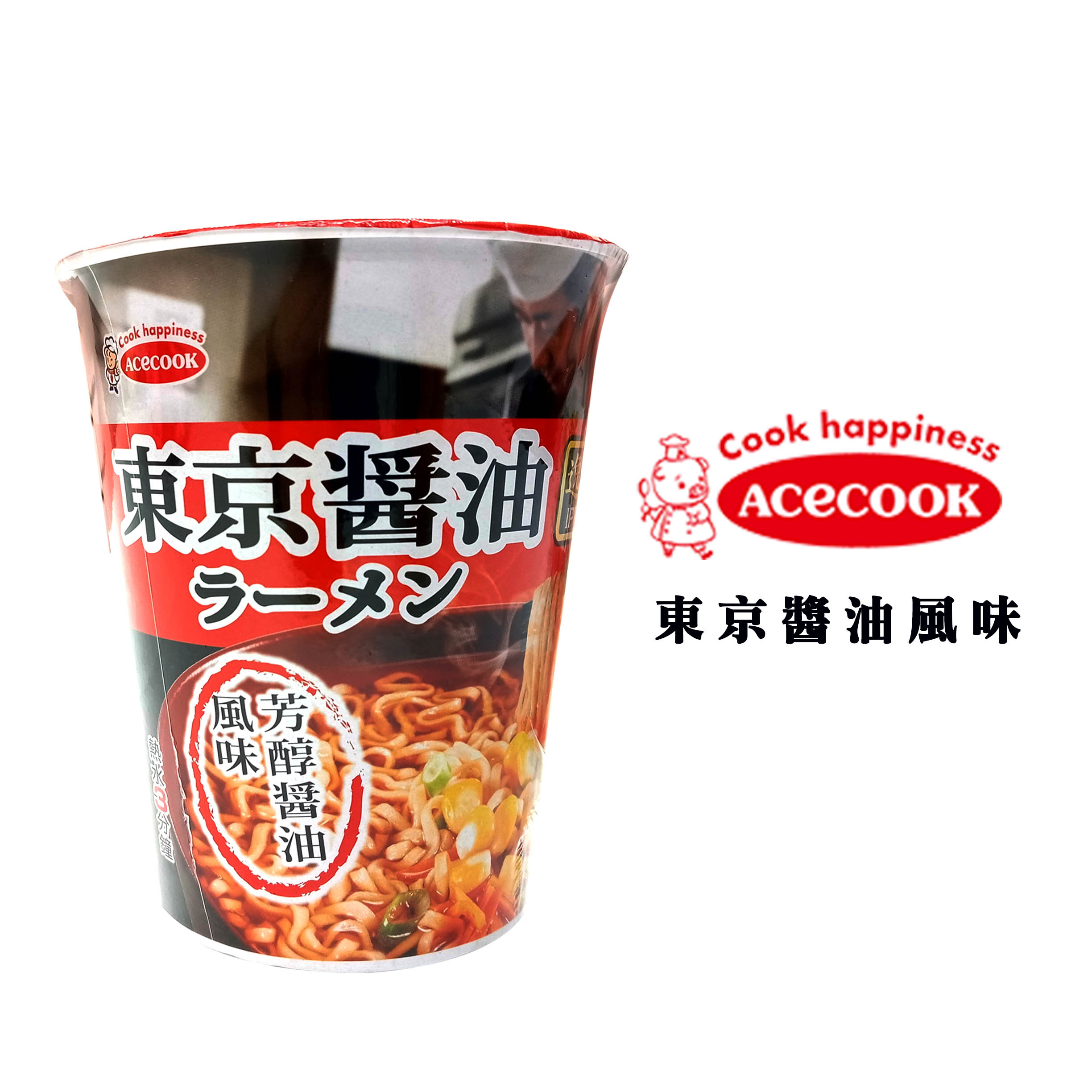 日式風味杯麵-東京醬油風味 ACECOOK 逸品IPPIN 日本進口製造
