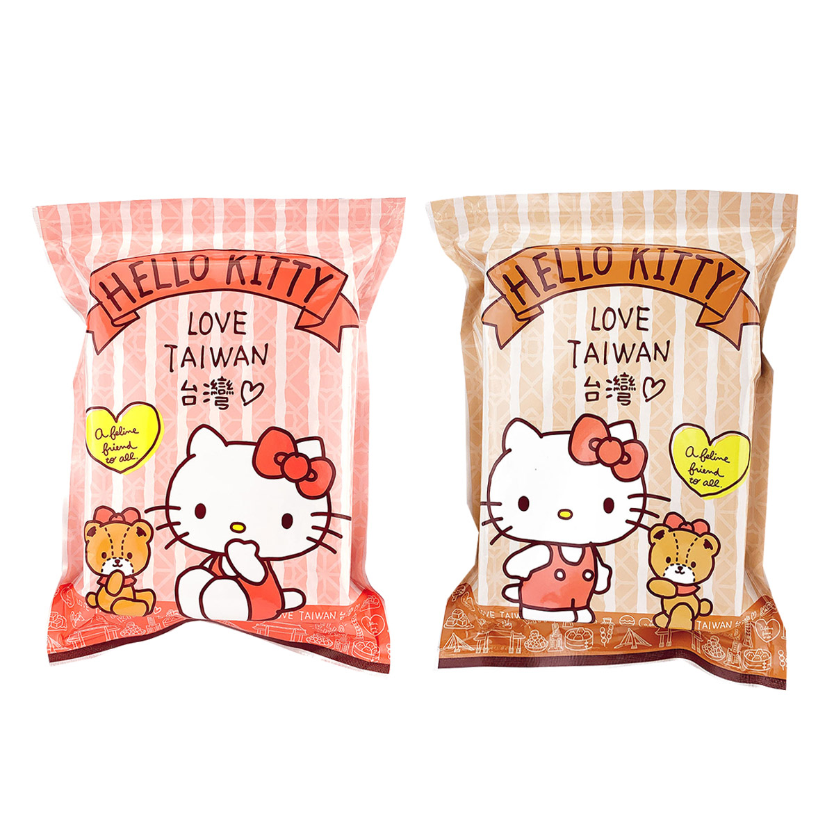 Hello Kitty 杏仁肉片紙 原味 黑胡椒 70g-AMANDIER 臺灣製造