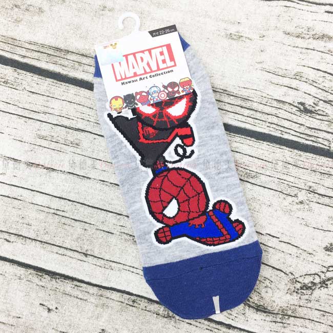 直版襪 迪士尼 漫威 復仇者聯盟 蜘蛛人 22-26cm 襪子 正版授權