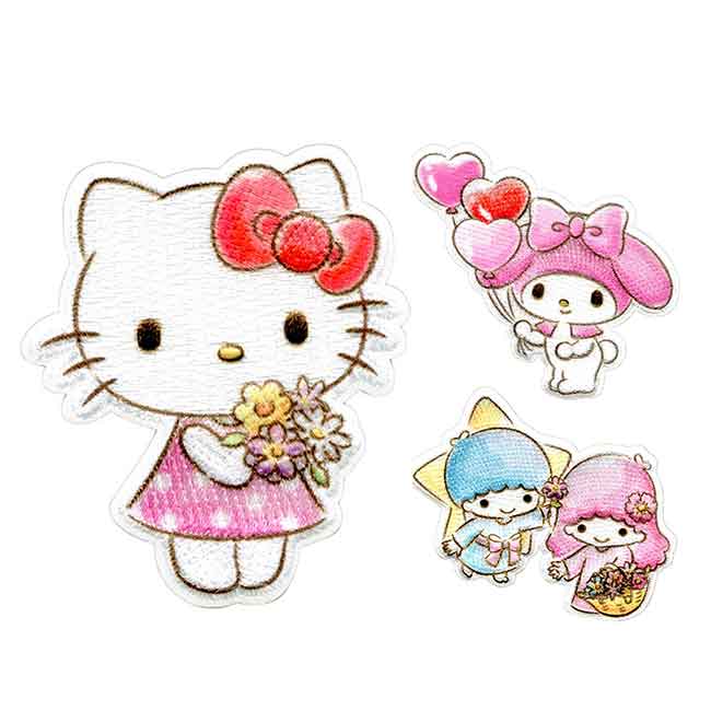 造型烫布贴 sanrio 凯蒂猫 美乐蒂 kikilala 日本进口正版授权